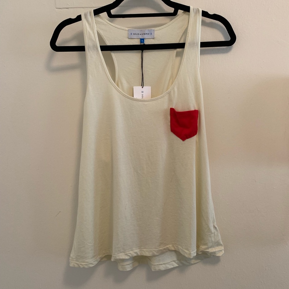 Solid & Striped Pocket Tank